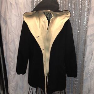 Authentic MacKintosh 10 vest coat 100% pure wool shell, buttons, zips,